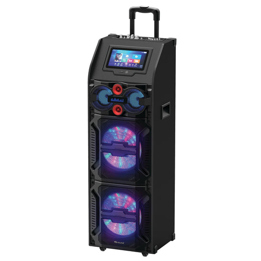 2 X 12 Pro-Speaker Bluetooth, Karaoke & Built-In Tablet (Iq-4922djwk)