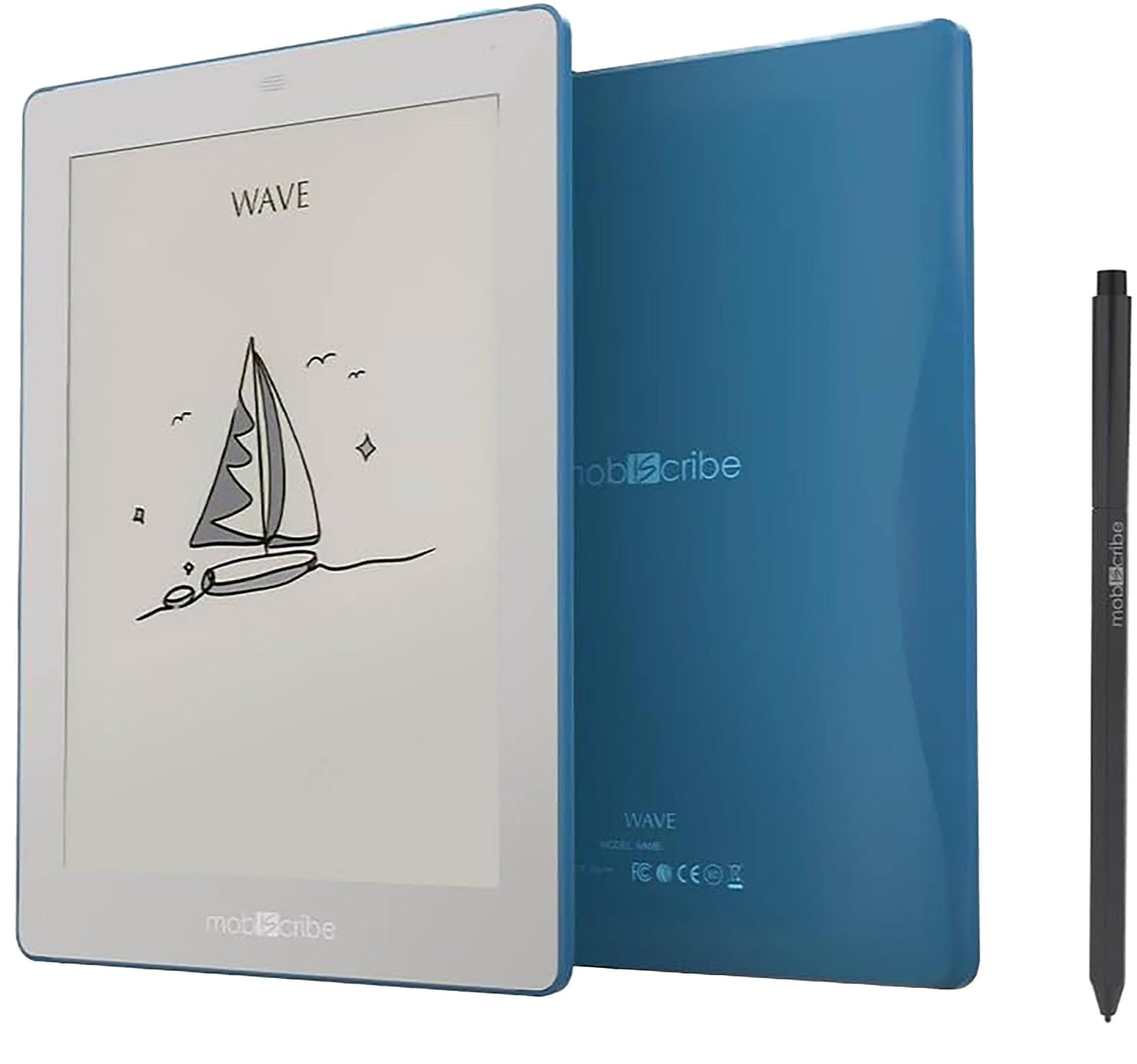 Wave - Color | 7.8 64g Waterproof E-Book Reader For Reading, Writing & Sketching | Glare-Free Paper-Like Color Display | Bluetooth