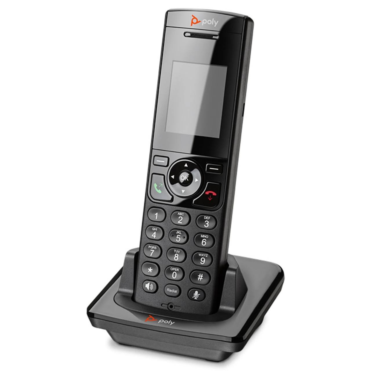 Vvx D230 Dect Phone Handset And Charging Cradle With Power Supply