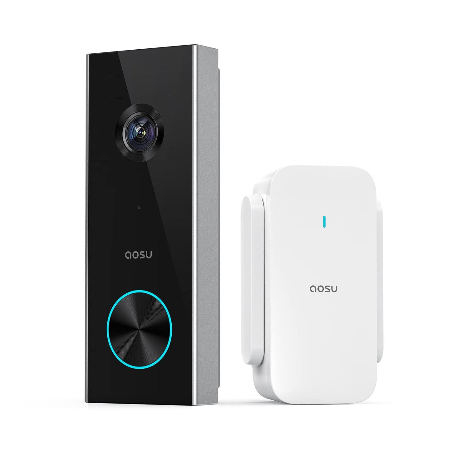 Wireless Flush Mount Video Doorbell Camera With 2k Resolution Direct Video Calling And Work With Alexa