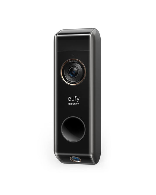 _Cam Video Doorbell Dual Camera Battery Powered, 2k Hdr, Requires Home Base, No Fees, Ip/Network, Wireless, Black