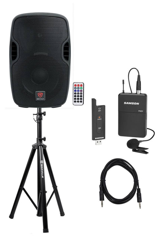 10 Church/School Audio Visual Speaker Sound System W/ Lavalier Mic