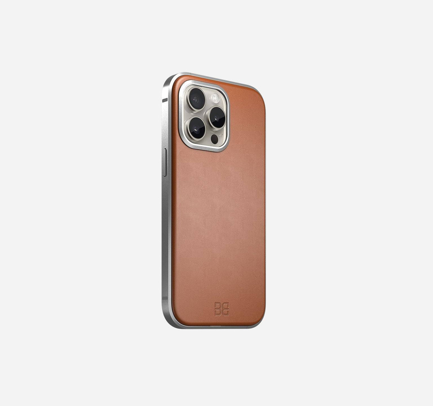 15 Pro Max Leather Case | Bandwerk | Brown | Classic Case Aluminium