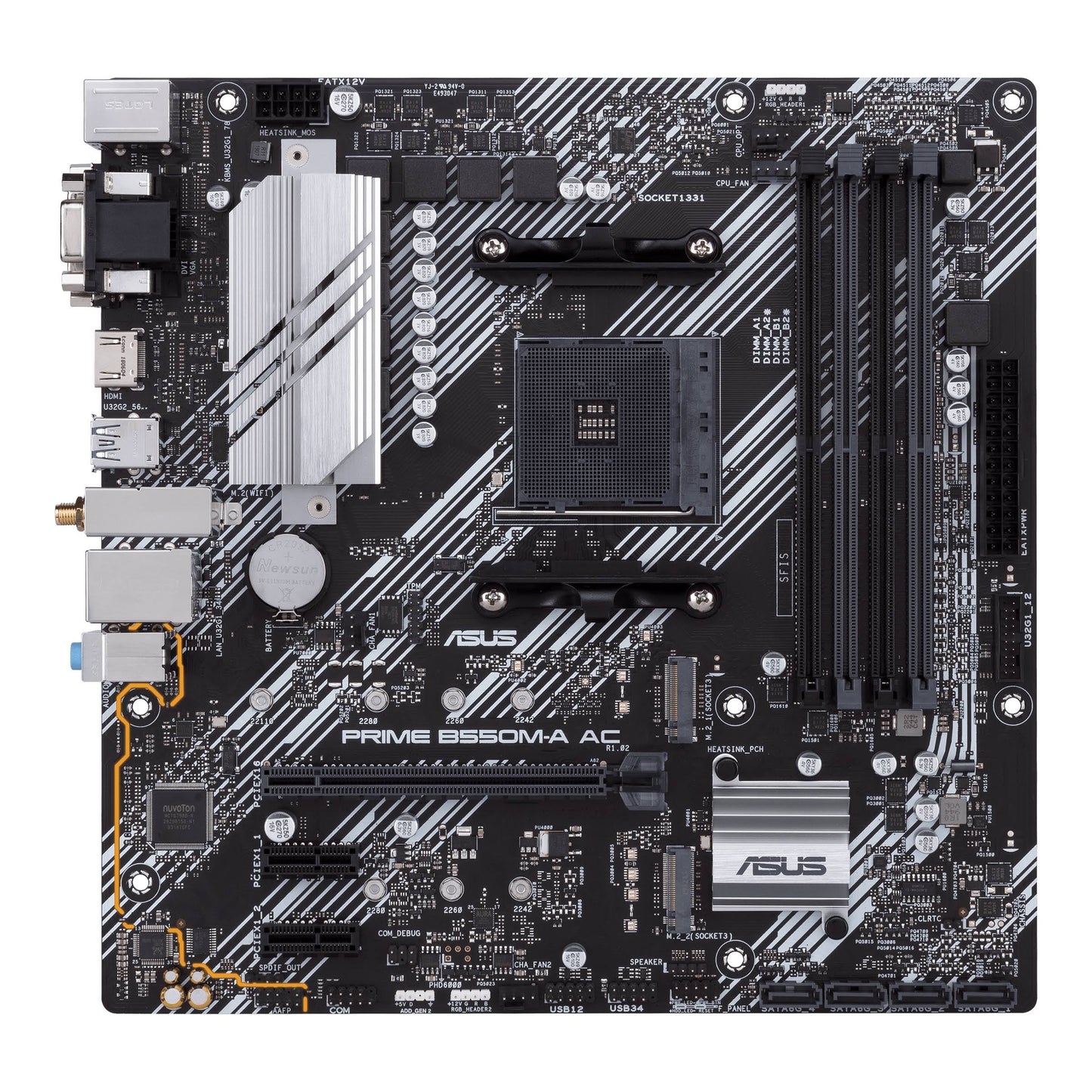 (Socket Am4) Micro Atx Amd Motherboard (Prime B550m-A Ac)