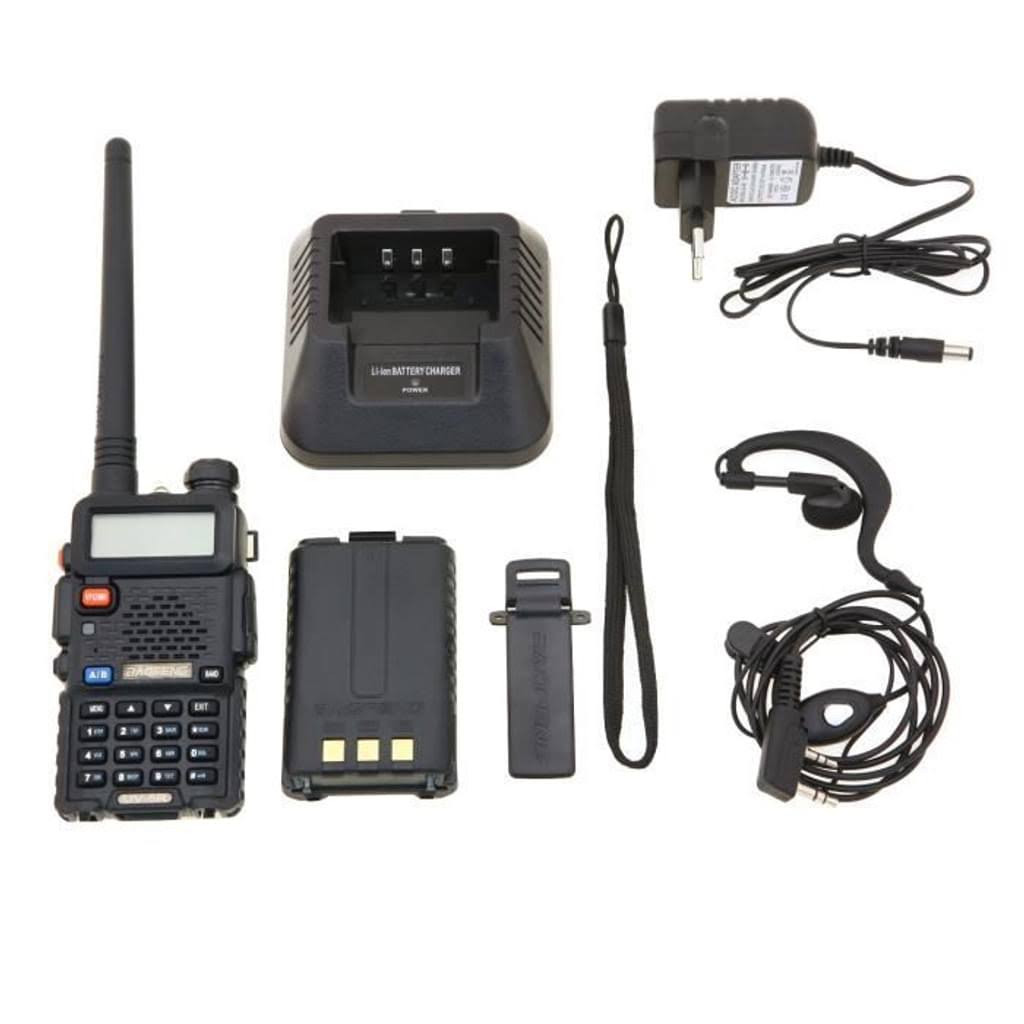 Uv-5r Dual Band Two Way Radio (Black)