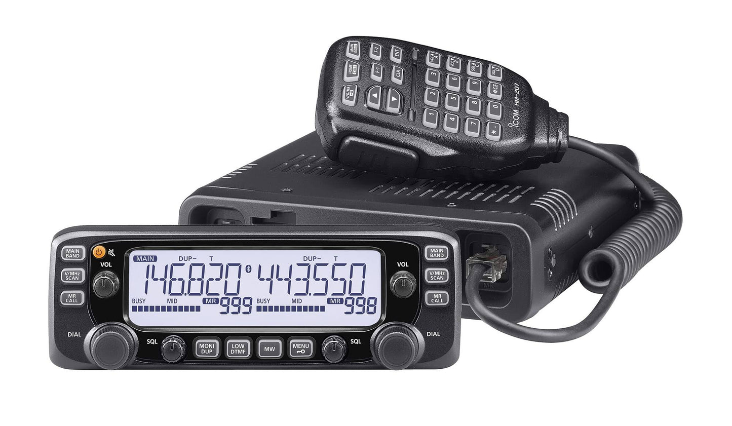 2 Items - Includes  Ic-2730a Dual-Band Vhf/Uhf 50w Mobile Transceiver And Ham Guides Tm Quick Reference Card