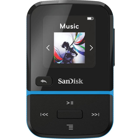 16gb Clip Sport Go Mp3 Player, Red - Sdmx30-016g-G46r