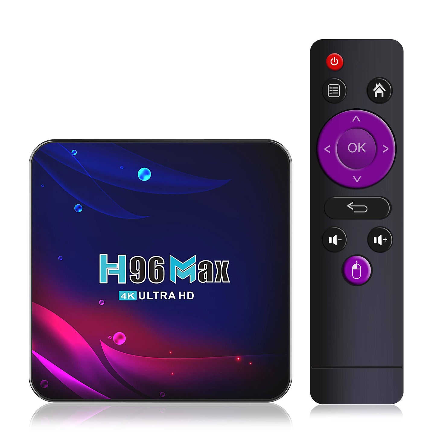 4k Smart Tv Box 4g+64gb H96 Max Android 7.1 Display Screen Rk3328 Uhd Quad-Core Wifi Ultra Hd H.265 Bluetooth