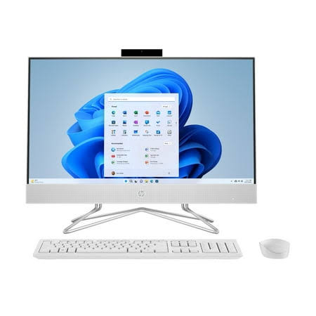 23.8 Touch Fhd All-In-One Pc, Intel Core I3-1115g4, 8gb Sdram, 256gb Ssd, Snow White, Windows 11 Home, 24-Df1053w