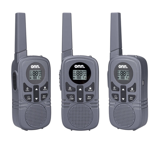 Walkie Talkie With Two Way Radios Led Light - 3 Ct