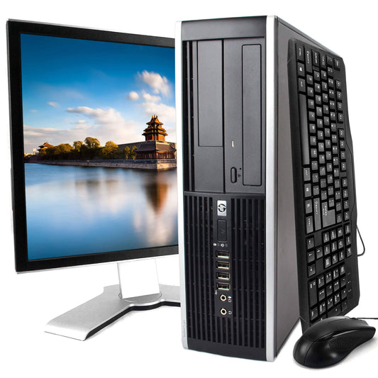 8200 Elite Desktop Computer Intel Core I5 3.2ghz 8gb Ram 1tb Hdd Windows 10 Professional Includes Bluetooth,Wifi,24in Lcd And Keyboard And Mouse,