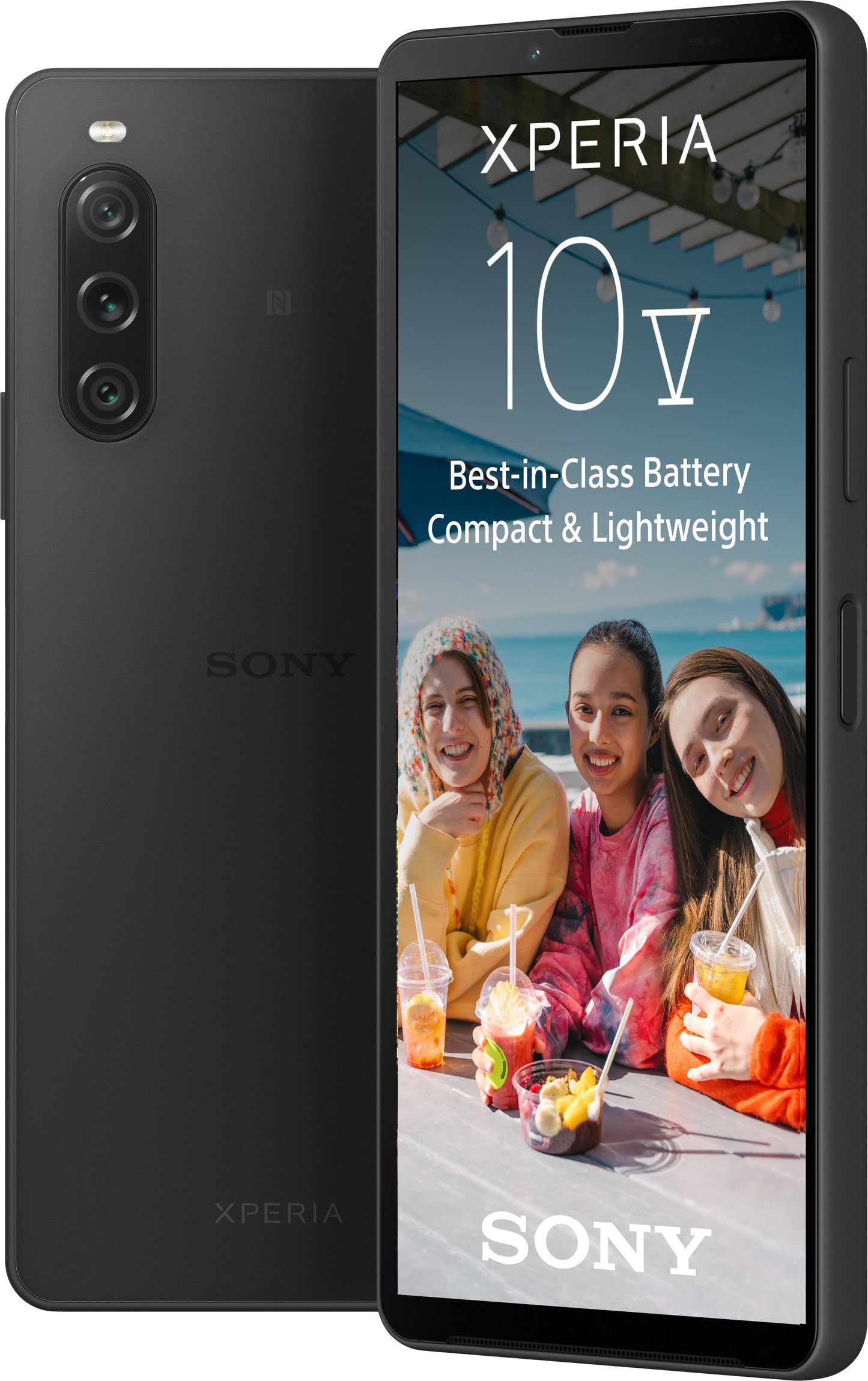 Xperia 10 V Xq-Dc72 5g Dual Sim 128gb Rom 8gb Ram Gsm Unlocked Global - Black