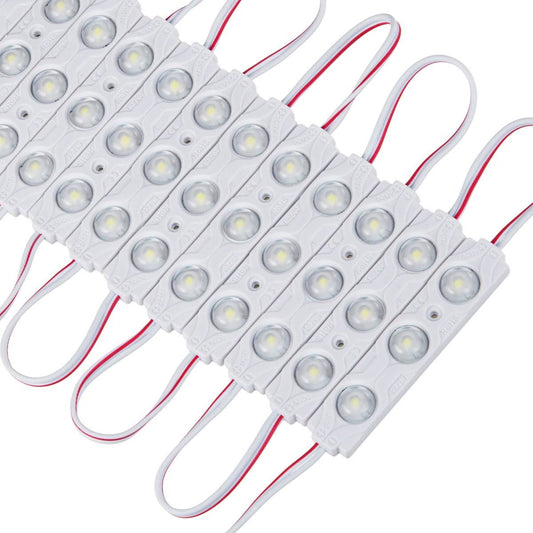 200pcs 160 Deg Back Light 0.72w Led Injection Module Dc12v White 2835 Smd Waterproof Decorative Light For Letter Sign Advertising With Tape Adhesive