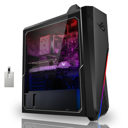 2022 Rog Gaming Desktop Intel Core I7-12700f 32gb Ddr4 2tb Pcie Ssd Rtx 3060 12g Win 11 Pro Black